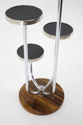 Bauhaus Flower Side Table in Chrome by J. Halabala, 1930s-TZ-1277086