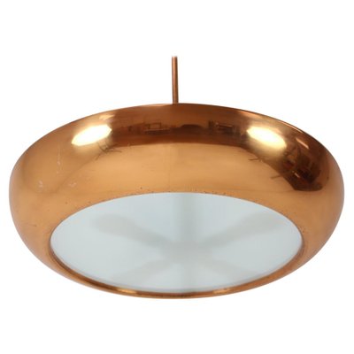 Bauhaus / Functionalism UFO Pendant by Josef Hurka for Napako, 1940s-TZ-980723