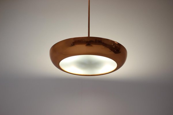 Bauhaus / Functionalism UFO Pendant by Josef Hurka for Napako, 1940s-TZ-980723