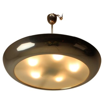 Bauhaus Functionalist Chandelier UFO, 1930s-TZ-1778202