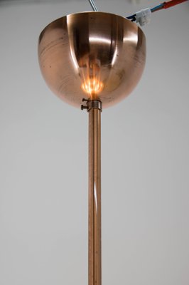 Bauhaus Functionalist Copper Chandelier from UFO, 1930s-TZ-1398622