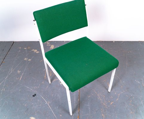 Bauhaus Green and White Office Chair, 1950s-VLO-1403056