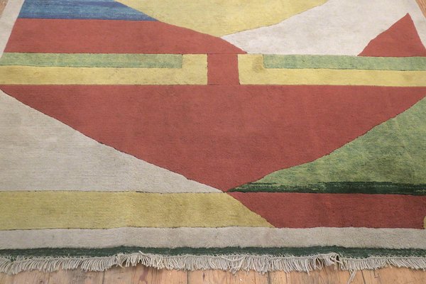 Bauhaus Hand-Knotted Rug, 1970s-ED-1742145