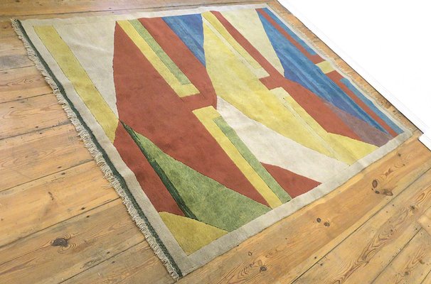 Bauhaus Hand-Knotted Rug, 1970s-ED-1742145