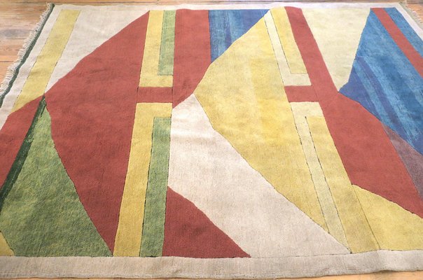 Bauhaus Hand-Knotted Rug, 1970s-ED-1742145