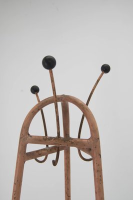 Bauhaus Industrial Pink Coat Stand, 1920s-TZ-1416122