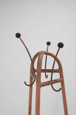 Bauhaus Industrial Pink Coat Stand, 1920s-TZ-1416122