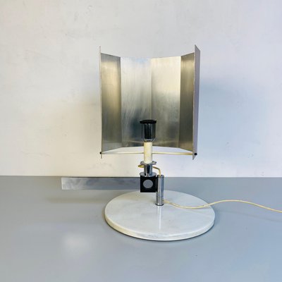 Bauhaus Italian Metal Table Lamp by Carl Jacob Jucker for Imago Dp, 1960s-GDD-1096983