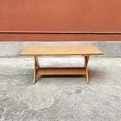 Bauhaus Italian Solid Wood Crate Table by Gerrit Rietveld for Cassina, 1980s-GDD-1109238