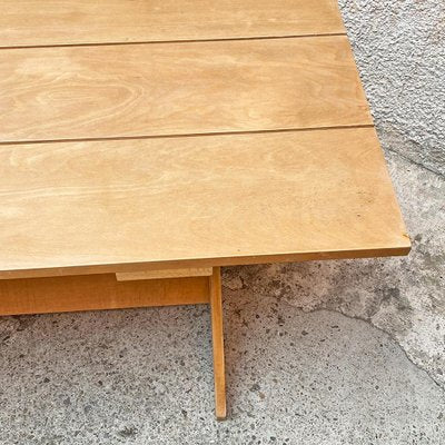 Bauhaus Italian Solid Wood Crate Table by Gerrit Rietveld for Cassina, 1980s-GDD-1109238