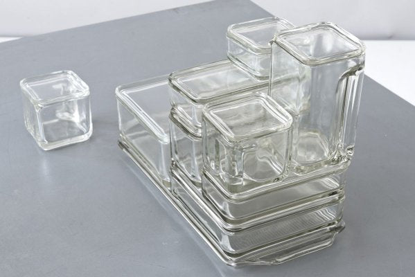 Bauhaus Kubus Storage Containers by Wilhelm Wagenfeld for VLG, Germany, 1930s, Set of 21-LOB-700739