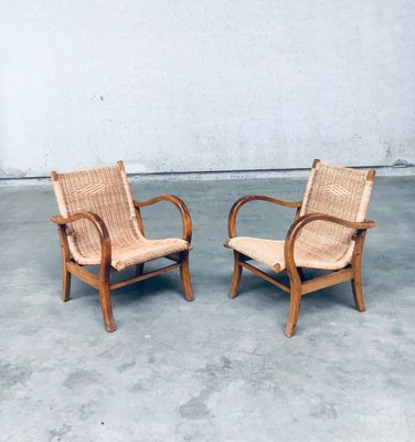 Bauhaus Lounge Chair Set by Erich Dieckmann, 1930s, Set of 2-RQV-1791451