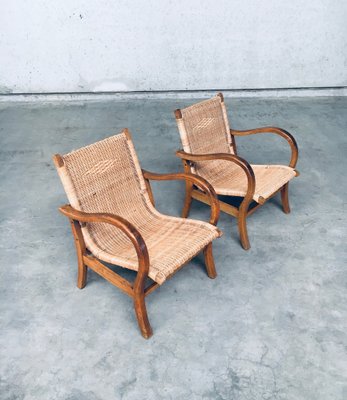 Bauhaus Lounge Chair Set by Erich Dieckmann, 1930s, Set of 2-RQV-1791451