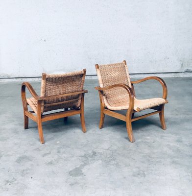 Bauhaus Lounge Chair Set by Erich Dieckmann, 1930s, Set of 2-RQV-1791451