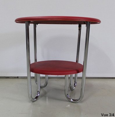 Bauhaus Metal & Chrome Table by Michael Thonet for Thonet, 1940s-RVK-949747