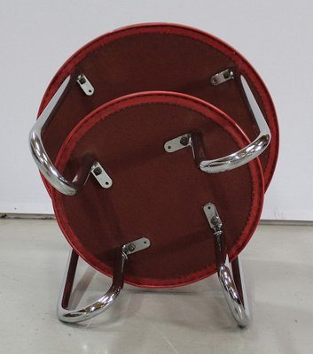 Bauhaus Metal & Chrome Table by Michael Thonet for Thonet, 1940s-RVK-949747