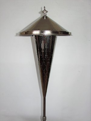 Bauhaus Metal Floor Lamp, 1950s-XHP-1397104