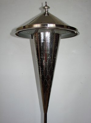 Bauhaus Metal Floor Lamp, 1950s-XHP-1397104