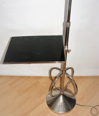 Bauhaus Metal Floor Lamp, 1950s-XHP-1397104