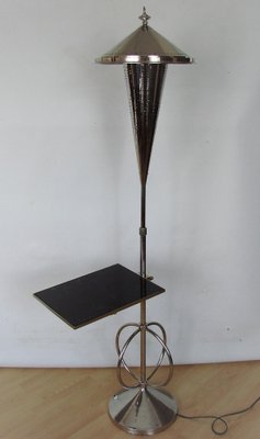 Bauhaus Metal Floor Lamp, 1950s-XHP-1397104