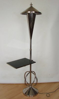 Bauhaus Metal Floor Lamp, 1950s-XHP-1397104