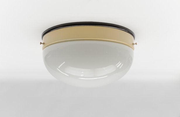 Bauhaus Minimalistic Flush Mount, Germany, 1930s-KQB-1802400