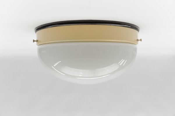 Bauhaus Minimalistic Flush Mount, Germany, 1930s-KQB-1802400