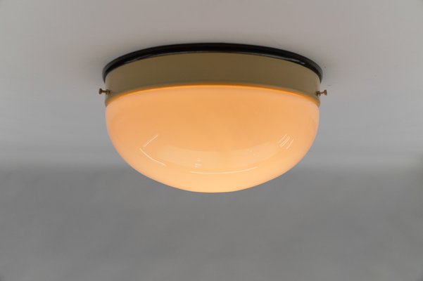 Bauhaus Minimalistic Flush Mount, Germany, 1930s-KQB-1802400