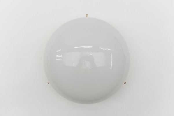 Bauhaus Minimalistic Flush Mount, Germany, 1930s-KQB-1802400