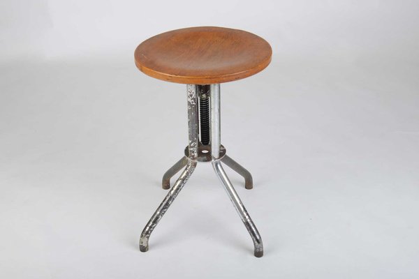 Bauhaus Model B195 Stool by Marcel Breuer for Thonet, 1930s-VHD-834007