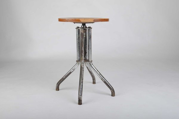 Bauhaus Model B195 Stool by Marcel Breuer for Thonet, 1930s-VHD-834007