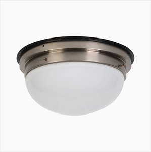 Bauhaus Nickel Ceiling Lamp, 1930s-VHD-1386341