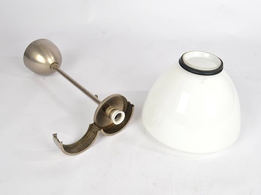 Bauhaus Nickel Plated Adjustable Ceiling Lamp, 1930s-VHD-1778036