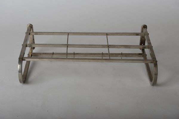 Bauhaus Nickel-Plated Coat Rack, 1930s-VHD-1124609