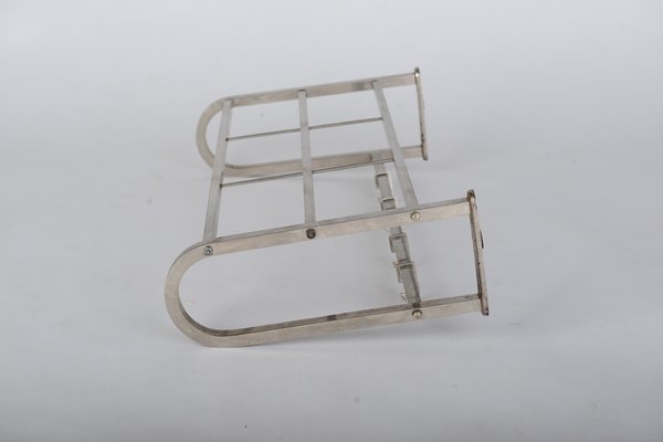 Bauhaus Nickel-Plated Coat Rack, 1930s-VHD-1124609