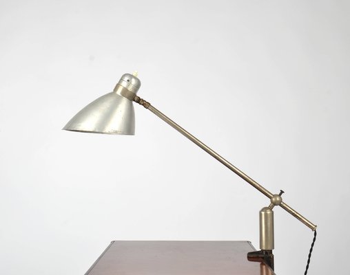 Bauhaus Nickel Plated Desk Lamp by Franta Anýž, 1930s-VHD-1778051