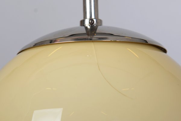 Bauhaus Nickel Plated Pendant Lamp, 1930s-VHD-1128640