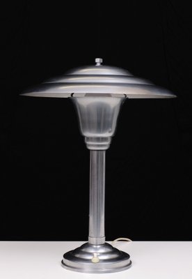 Bauhaus Nickel Table Lamp, Germany, 1920s-GCG-1804001