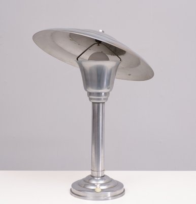 Bauhaus Nickel Table Lamp, Germany, 1920s-GCG-1804001