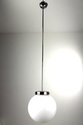 Bauhaus Opal Glass Ball Light, 1930s-ZWH-1311347