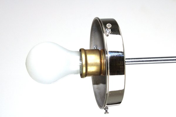 Bauhaus Opal Glass Ball Light, 1930s-ZWH-1311347