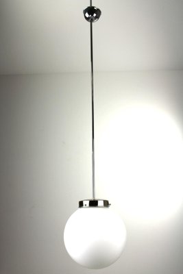 Bauhaus Opal Glass Ball Light, 1930s-ZWH-1311347