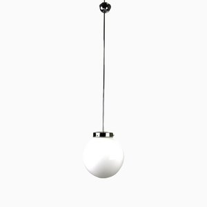 Bauhaus Opal Glass Ball Light, 1930s-ZWH-1311347