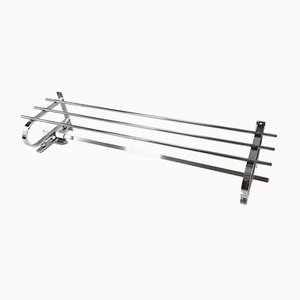 Bauhaus or Art Deco Chromed Wall Rack-JUZ-1022640