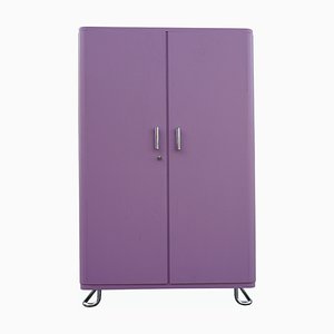 Bauhaus Pastel Purple Wardrobe from Hynek Gottwald, 1930s-FHJ-655367