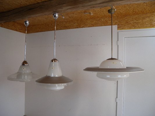 Bauhaus Pendant Lamp from Peill & Putzler, 1920s-FEO-1750122