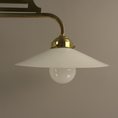 Bauhaus Pendant Lamp in Brass, 1920s-KDB-1771344