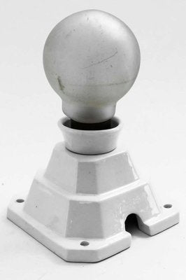 Bauhaus Porcelain Wall Lamp, Germany, 1920s-SPD-1130966