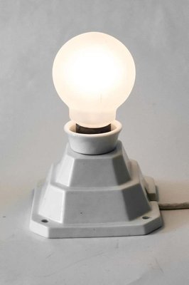 Bauhaus Porcelain Wall Lamp, Germany, 1920s-SPD-1130966