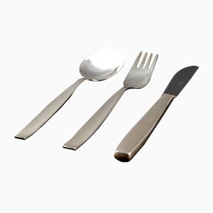 Bauhaus Silver-Plated Model Smalcalda 288 Cutlery by Günter Reißmann, 1960s, Set of 18-VLO-1347397